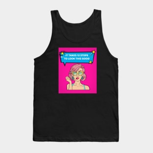 It Takes 12 Steps To Look This Good Alcoholic Recovery Tank Top